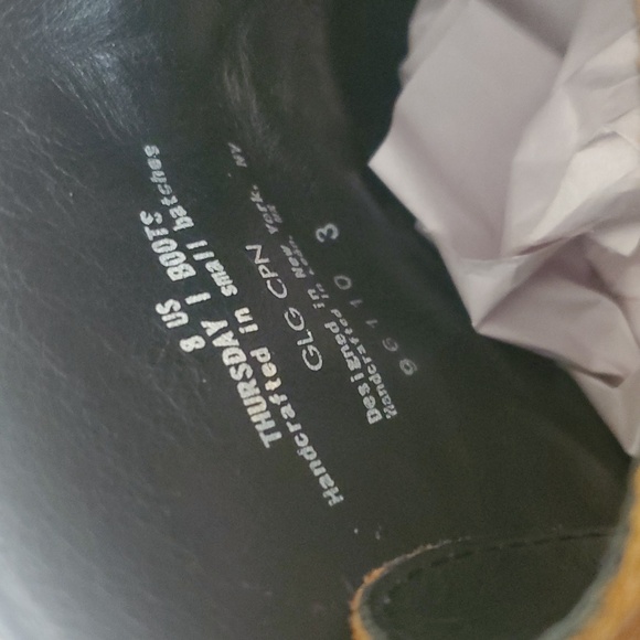 Thursday Boot Company Mens Captain Boots Size 8 Brown Leather Lace-Up - Picture 11 of 16